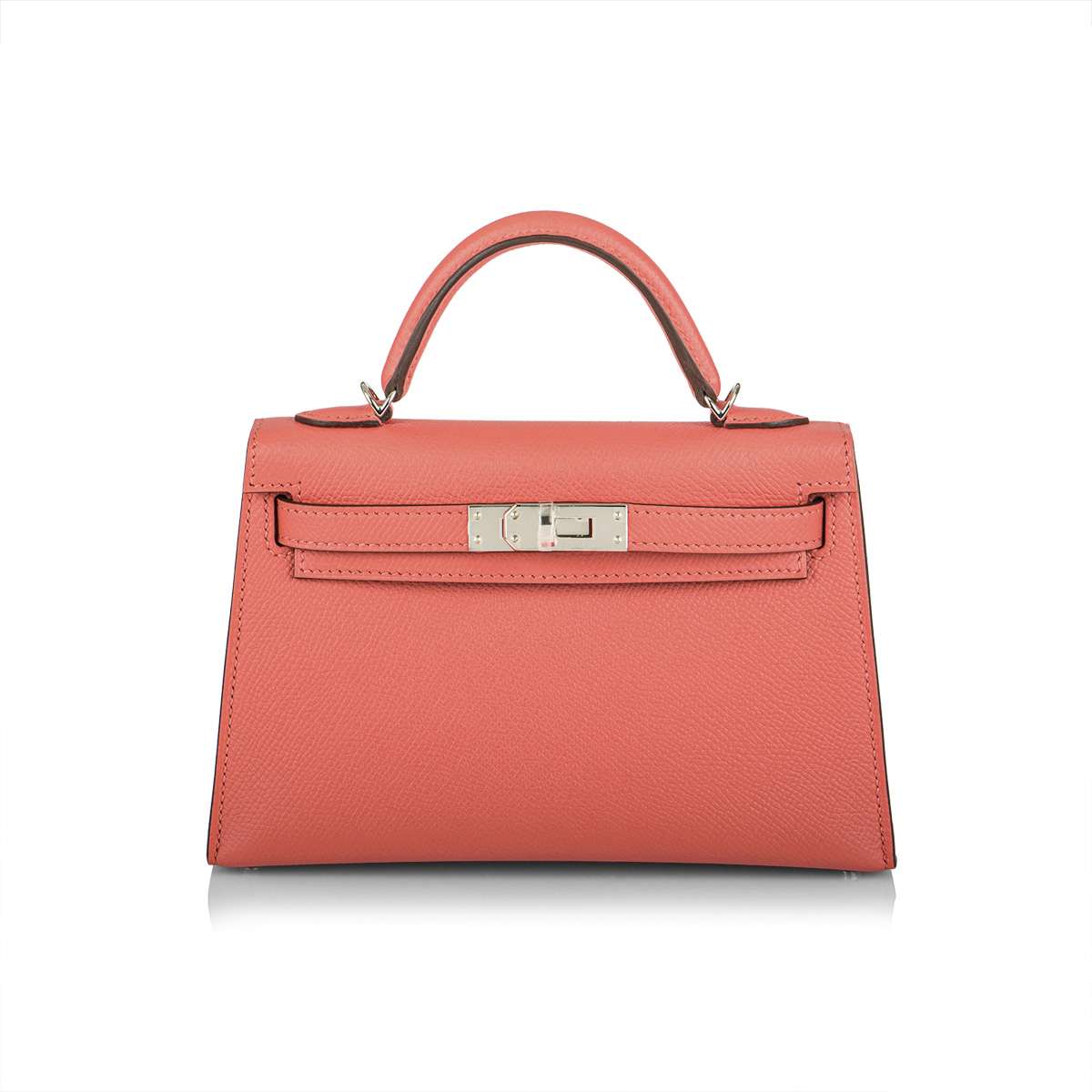 Hermés Kelly II Sellier 20cm Epsom Jaipur Rose PHW | Rich Diamonds